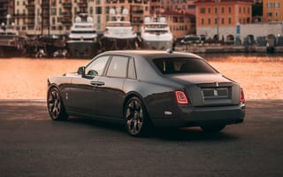 Картинка Rolls-Royce Phantom, Rolls-Royce, Ghost, Роллс Ройс, люкс, машины, машина, тачки, авто, автомобиль, транспорт, вечер, закат, заход