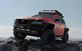 Картинка Nissan, Ниссан, X-Trail, Crawler, машины, машина, тачки, авто, автомобиль, транспорт, внедорожник, гора