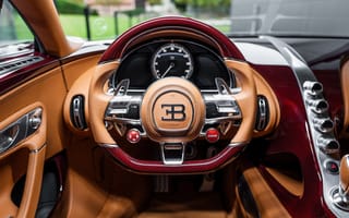 Картинка Bugatti Chiron, Bugatti, Chiron, Бугатти, машины, машина, тачки, авто, автомобиль, транспорт, руль, кожаный