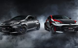 Картинка Toyota, Yaris, Тойота, машины, машина, тачки, авто, автомобиль, транспорт, дым, серый