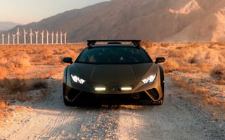 Картинка Lamborghini Huracan, Lamborghini, Ламборджини, Ламборгини, Huracan, машины, машина, тачки, авто, автомобиль, транспорт, спорткар, спортивный, вид спереди, спереди, пустыня, песок, песчаный