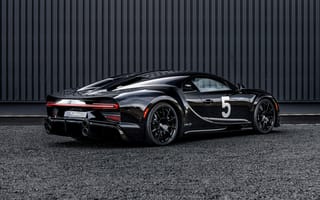 Картинка Bugatti Chiron, Bugatti, Chiron, Бугатти, Hommage, T50S, 2024, машины, машина, тачки, авто, автомобиль, транспорт, спорткар, спортивный, черный