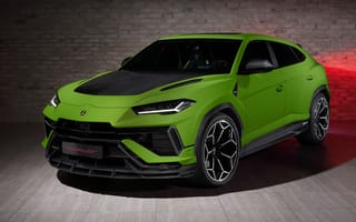 Картинка Lamborghini Urus, Lamborghini, Ламборджини, Ламборгини, Urus, Performante, 2024, кроссовер, спорткар, машины, машина, тачки, авто, автомобиль, транспорт, зеленый