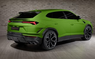 Картинка Lamborghini Urus, Lamborghini, Ламборджини, Ламборгини, Urus, кроссовер, спорткар, машины, машина, тачки, авто, автомобиль, транспорт, зеленый