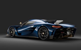 Картинка Koenigsegg Jesko, Koenigsegg, Jesko, спорткар, суперкар, машины, машина, тачки, авто, автомобиль, транспорт, синий