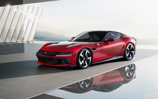 Картинка Ferrari, Феррари, люкс, дорогая, машины, машина, тачки, авто, автомобиль, транспорт, спорткар, спортивный, красный