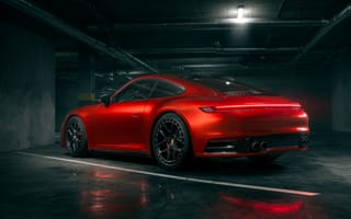 Картинка Porsche Carrera, Porsche, Carrera, Порше, Карера, Porsche 911, Порше 911, машины, машина, тачки, авто, автомобиль, транспорт, спорткар, спортивный, красный, гараж