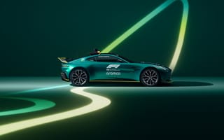 Картинка Гоночный автомобиль Aston Martin Vantage F1 Safety Car 2024 года