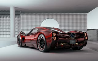 Картинка Pagani, Utopia, машины, машина, тачки, авто, автомобиль, транспорт, спорткар, спортивный, красный