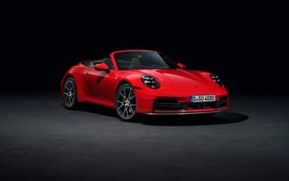 Картинка Porsche 911, Porsche, Порше 911, Порше, Porsche Carrera, Carrera, Карера, машины, машина, тачки, авто, автомобиль, транспорт, спорткар, спортивный, кабриолет, красный