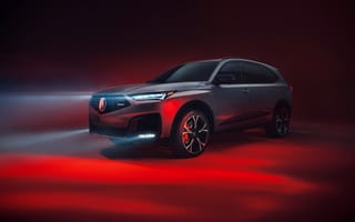 Картинка Acura, Акура, MDX, 2025, машины, машина, тачки, авто, автомобиль, транспорт, фара, свечение