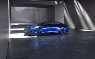 Картинка Genesis, G80 EV, Magma, 2024, машины, машина, тачки, авто, автомобиль, транспорт, синий