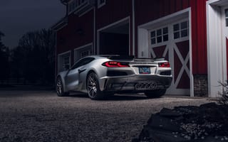 Картинка Chevrolet Corvette, Chevrolet, Chevy, Шевроле Корвет, Шевроле, Corvette, спорткар, машины, машина, тачки, авто, автомобиль, транспорт, ночь