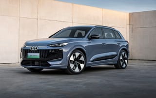 Картинка Audi, Ауди, Q6L, 2024, машины, машина, тачки, авто, автомобиль, транспорт, серебристый