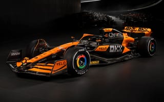 Картинка McLaren, Макларен, MCL38, Формула 1, 2024, машины, машина, тачки, авто, автомобиль, транспорт, спорткар, спортивный, оранжевый, болид, гонка, гоночный