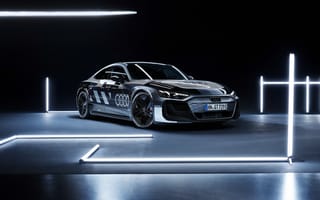 Картинка Audi, Ауди, машины, машина, тачки, авто, автомобиль, транспорт, прототип, черно-белый, черный, монохром, монохромный, серый