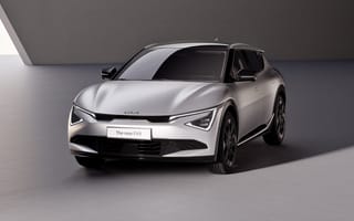 Картинка Kia, Киа, EV6, 2024, машины, машина, тачки, авто, автомобиль, транспорт, черно-белый, черный, монохром, монохромный, серый
