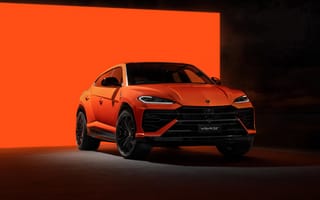 Картинка Lamborghini Urus, Lamborghini, Ламборджини, Ламборгини, Urus, кроссовер, спорткар, машины, машина, тачки, авто, автомобиль, транспорт, гибрид, оранжевый