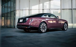 Картинка Rolls-Royce, Роллс Ройс, Spectre, 2024, машины, машина, тачки, авто, автомобиль, транспорт, розовый