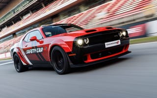 Картинка Dodge Challenger, Додж Челленджер, Dodge, Додж, Challenger, машины, машина, тачки, авто, автомобиль, транспорт, скорость, быстрый, гонка, красный