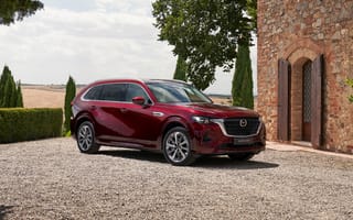 Картинка Mazda, Мазда, CX-80, машины, машина, тачки, авто, автомобиль, транспорт, красный, кроссовер