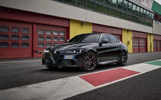 Картинка Alfa Romeo Giulia, Alfa Romeo, Альфа Ромео, Giulia, Джулия, машины, машина, тачки, авто, автомобиль, транспорт, черный