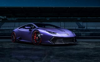 Картинка Lamborghini Huracan, Lamborghini, Ламборджини, Ламборгини, Huracan, машины, машина, тачки, авто, автомобиль, транспорт, спорткар, спортивный, суперкар, ночь, темный, темнота, фиолетовый, стадион