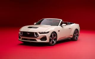 Картинка Ford Mustang, Форд Мустанг, Ford, Форд, Mustang, Мустанг, машины, машина, тачки, авто, автомобиль, транспорт, кабриолет, белый