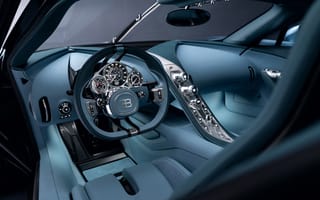 Картинка Bugatti, Бугатти, Tourbillon, 2024, машины, машина, тачки, авто, автомобиль, транспорт, салон, руль, серый