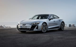 Картинка Audi, Ауди, e-tron GT, машины, машина, тачки, авто, автомобиль, транспорт, серый