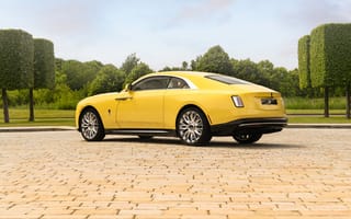 Картинка Rolls-Royce, Роллс Ройс, Spectre, Semaphore, машины, машина, тачки, авто, автомобиль, транспорт, желтый