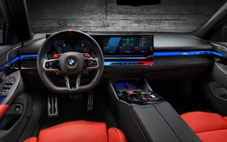Картинка BMW, бмв, M5, Touring, 2024, машины, машина, тачки, авто, автомобиль, транспорт, салон, руль