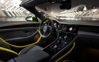 Картинка Bentley Continental, Bentley, Бентли, Continental, GT Speed, Convertible, 2024, машины, машина, тачки, авто, автомобиль, транспорт, руль, салон