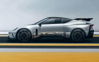 Картинка Polestar, 2024, машины, машина, тачки, авто, автомобиль, транспорт, вид сбоку, сбоку, спорткар, спортивный