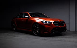 Картинка BMW, бмв, M5, 2025, машины, машина, тачки, авто, автомобиль, транспорт, красный