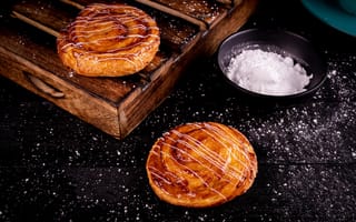 Картинка булка, булочка, выпечка, сладости, сладкий, десерт, еда