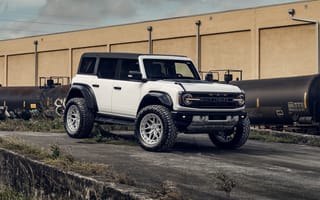 Картинка Ford, Форд, Bronco, Raptor, машины, машина, тачки, авто, автомобиль, транспорт, внедорожник, джип, белый