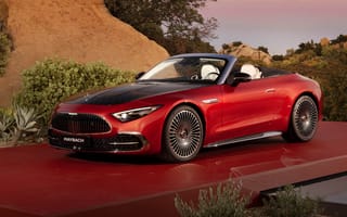 Картинка Mercedes-Maybach, Mercedes Maybach, Mercedes, Мерседес, Maybach, Майбах, машины, машина, тачки, авто, автомобиль, транспорт, кабриолет, красный