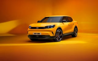 Картинка Ford, Форд, Capri, 2024, машины, машина, тачки, авто, автомобиль, транспорт, желтый
