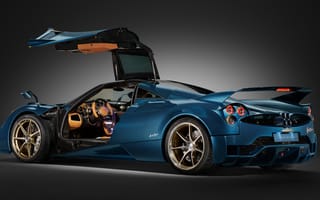 Картинка Pagani, Huayra, Epitome, 2024, машины, машина, тачки, авто, автомобиль, транспорт, спорткар, спортивный, синий