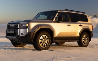 Картинка Toyota Land Cruiser, Тойота Ленд Крузер, Toyota, Тойота, Land Cruiser, Ленд Крузер, Prado, VX-R, 2024, внедорожник, машины, машина, тачки, авто, автомобиль, транспорт, кроссовер, снег, зима