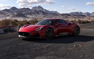 Картинка Maserati, Мазерати, MC20, машины, машина, тачки, авто, автомобиль, транспорт, гора, дорога