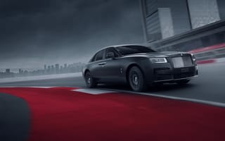 Картинка Rolls-Royce Ghost, Rolls-Royce, Роллс Ройс, Ghost, седан, люкс, машины, машина, тачки, авто, автомобиль, транспорт, дорога, премиум, лакшери, роскошный, черный