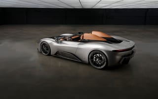 Картинка Pininfarina, B95, Gotham, машины, машина, тачки, авто, автомобиль, транспорт, кабриолет, серый
