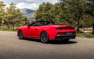 Картинка Ford Mustang, Форд Мустанг, Ford, Форд, Mustang, Мустанг, машины, машина, тачки, авто, автомобиль, транспорт, кабриолет, красный, 2024