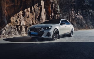 Картинка BMW, бмв, i5 M60, машины, машина, тачки, авто, автомобиль, транспорт, гора, скала