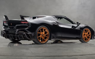 Картинка Ferrari, Феррари, 296, GTS, люкс, дорогая, машины, машина, тачки, авто, автомобиль, транспорт, спорткар, спортивный, суперкар, черный