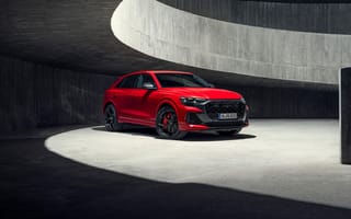 Картинка Audi, Ауди, машины, машина, тачки, авто, автомобиль, транспорт, кроссовер, красный
