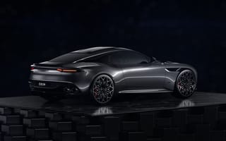 Картинка Aston Martin, Астон Мартин, спорткар, машины, машина, тачки, авто, автомобиль, транспорт, серый, черный, amoled, амолед