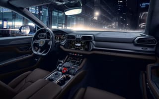 Картинка Lamborghini Urus, Lamborghini, Ламборджини, Ламборгини, Urus, кроссовер, спорткар, машины, машина, тачки, авто, автомобиль, транспорт, салон, руль